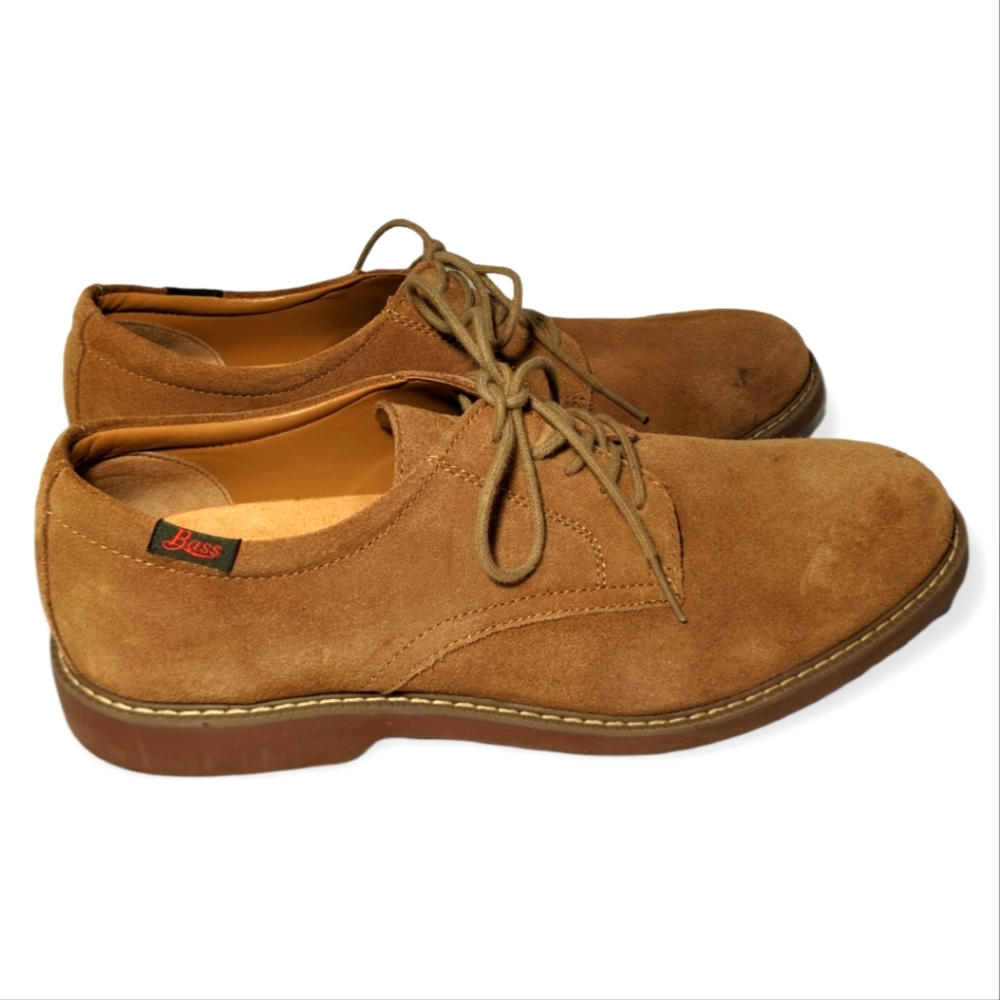G.H. Bass & Co Brown Leather Suede Pasadena Oxfords, Sz 10.5